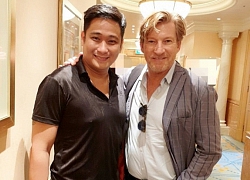 Minh Tiệp gặp mặt ngôi sao Hollywood David Wenham - diễn viên 'Chúa tể của những chiếc nhẫn'