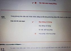 Nhiều câu sai đáp án trong bộ đề ôn Sử vào lớp 10 của Sở GD&ĐT Hà Nội