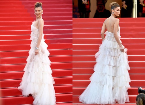 Siêu mẫu Bella Hadid hóa thiên nga chiếm toàn bộ spotlight trên thảm đỏ Cannes ngày 3