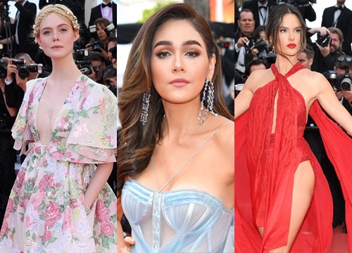 Thảm đỏ Cannes ngày 2: Thiên thần Victoria's Secret suýt hớ hênh, "Phạm Băng Băng Thái Lan" xinh như tiên tử