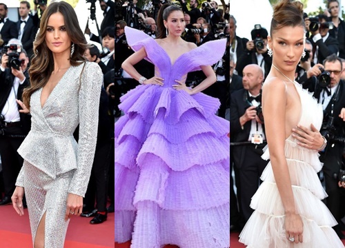 Thảm đỏ Cannes ngày 3: HLV The Face Thái Lan bất ngờ "vùng lên" chặt chém Bella Hadid cùng dàn mỹ nhân váy xẻ