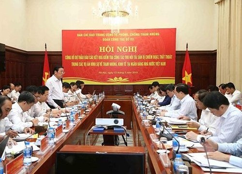 Thu hồi tài sản trong các vụ án tham nhũng, kinh tế còn thấp