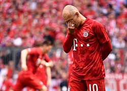 Bảng xếp hạng 5 giải quốc gia hàng đầu châu Âu: Bayern chia tay Robben