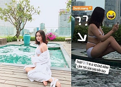 Bị chê tăng cân quá đà, Thúy Vi lập tức phản pháo bằng cách đăng hình sexy nhưng dân mạng chỉ soi chi tiết này