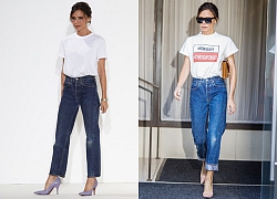 Học lỏm bí kíp diện áo phông trắng đẹp như Victoria Beckham để "nổi bần bật" trên phố ngày hè