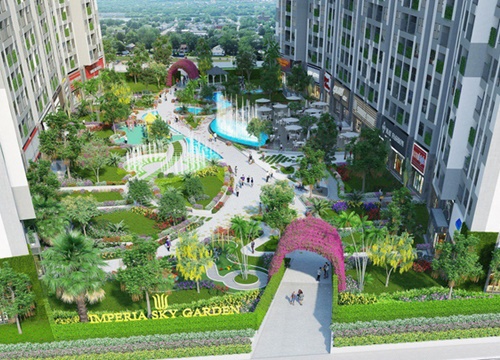 Imperia Sky Garden: Giúp cư dân tận hưởng ngày hè