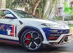 Lamborghini Urus ở Campuchia cũng mang màu trắng như xe của Minh "Nhựa" nhưng lại nổi bật hơn nhờ chi tiết này