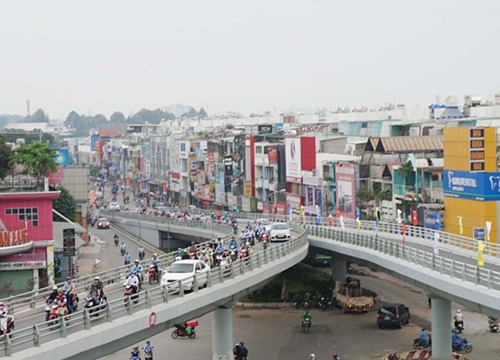 Nhà đất quận vùng ven trung tâm TP.HCM tăng giá cao trong năm qua