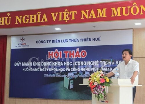 PC Thừa Thiên Huế ứng dụng khoa học công nghệ trong sản xuất kinh doanh