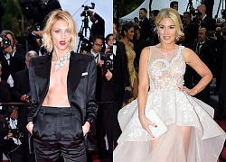 Thảm đỏ LHP Cannes 2019 ngày 4: Hofit Golan mặc váy xuyên thấu lộ nhũ hoa, Anja Rubik khoe vòng 1 hờ hững