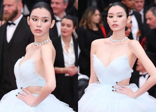 Vòng eo ngấn mỡ tại Cannes là minh chứng "cưới chạy bầu" của Ming Xi với thiếu gia tỷ đô Hà Du Quân?