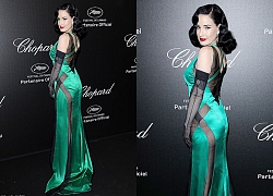 Vũ nữ thoát y Dita Von Teese khoe dáng đồng hồ cát quyến rũ ở Cannes