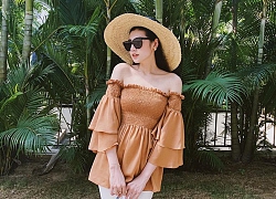 Crop top "sương sương", váy đầm "bánh bèo" thống trị street style sao Việt