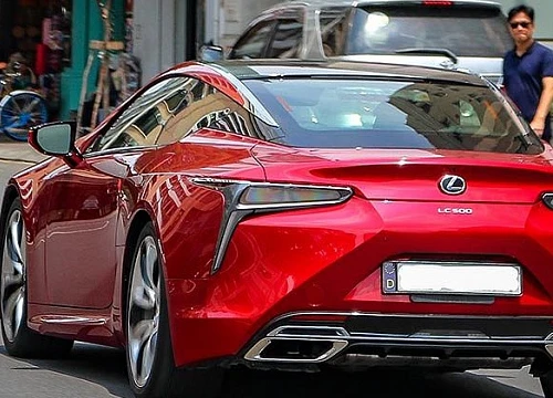 Hàng độc Lexus LC500 trên phố Sài Gòn, đường nét sắc như kiếm Katana Nhật Bản