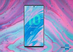 Bản dựng Galaxy Note 10 siêu đẹp với 4 camera dọc