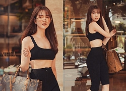 Ngất ngây với loạt ảnh street style mới của Ngọc trinh