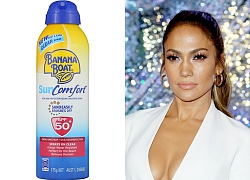 Để có làn da bánh mật căng bóng, hóa ra chuyên gia makeup của Jennifer Lopez đã dùng loại xịt chống nắng bình dân này