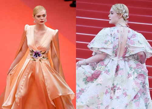 Elle Fanning - tiểu thư yêu kiều giữa dàn sao mặc lố tại Cannes