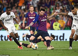 Messi cầm bóng nhiều hơn cả đội Valencia ở chung kết cúp nhà Vua