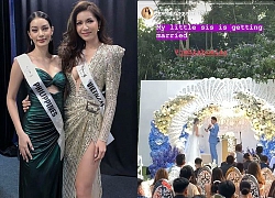 Minh Tú sang Philippines dự đám cưới cô bạn hoa hậu từng mượn váy tại Miss Supranational