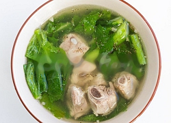 Nấu canh sườn cải bẹ đơn giản mà ngon bá cháy cho ngày bận rộn