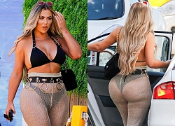 Quái vật thẩm mỹ nước Anh lột xác thành "phiên bản lỗi của Kim Kardashian", khoe vòng 3 khủng đến mức méo mó