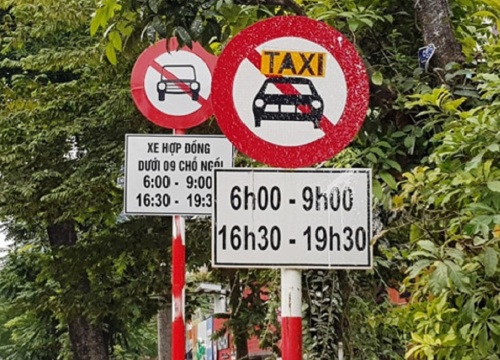 Các tuyến phố cấm xe taxi trên địa bàn thành phố Hà Nội mới nhất năm 2019