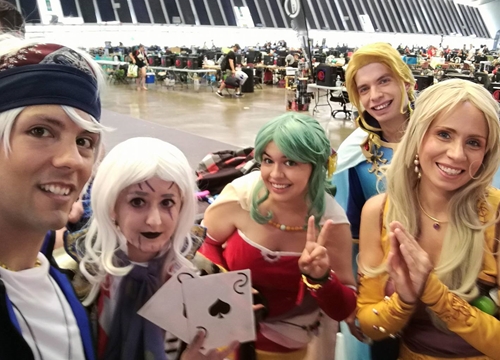 Cosplay Setzer Gabbiani của dòng game huyền thoại Final Fantasy