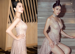 Cùng một chiếc váy mong manh khoe 90% cơ thể, á quân Miss Tiffany Phương Vy - Miss Earth Phương Khánh ai gợi cảm hơn?