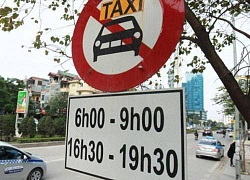 Hà Nội cấm taxi hoạt động giờ cao điểm tại 11 tuyến phố