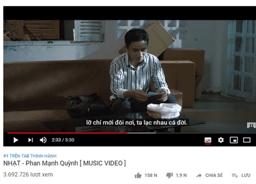 Không cần 'thả thính' hay quảng bá ầm ĩ, một ca khúc Vpop bất ngờ leo lên #1 trending Youtube Việt Nam!