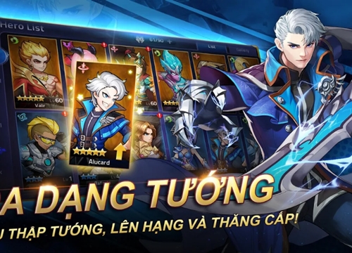 Mobile Legends: Adventure phiên bản nhập vai, thẻ tướng của tựa game MOBA quen thuộc Mobile Legends: Bang Bang