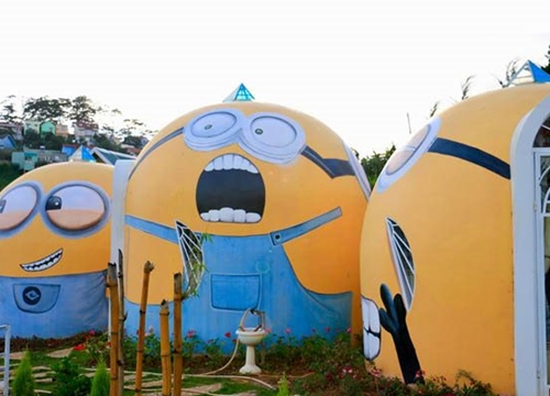 Xuất hiện khu homestay minion khổng lồ cực dễ thương tại Đà Lạt khiến giới trẻ nhiệt tình rủ nhau tới check-in