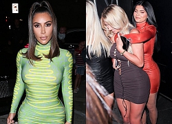 Chị em Kim và Kylie Jenner "lên đồ" lồng lộn đi tiệc sinh nhật: Ngồn ngộn đồng loạt, làm lu mờ cả chủ bữa tiệc