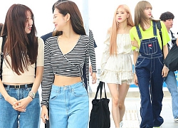 BLACKPINK lại biến sân bay thành sàn diễn: Jennie khoe hình thể 0% mỡ thừa, Lisa kín mà vẫn lộ chân siêu dài bên Rosé