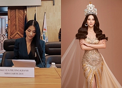 Hậu ồn ào giành xuất thi Miss Earth, Phương Khánh là người Việt Nam duy nhất phát biểu tại "Ngày môi trường thế giới"