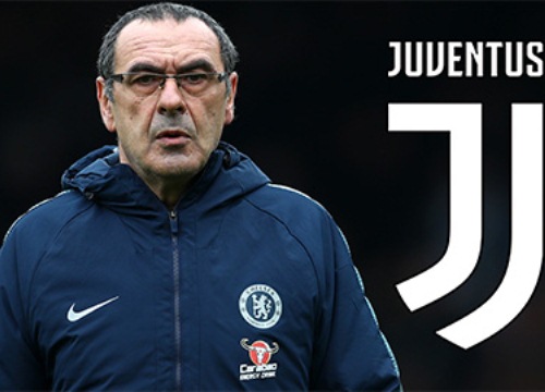 HLV Sarri có thể từ Chelsea sang Juventus vào thứ Hai