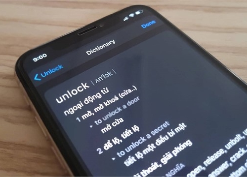 iOS 13 đã có từ điển tiếng Việt, đây là cách sử dụng
