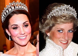 Kate Middleton tưởng niệm Công nương Diana qua cách dùng trang sức