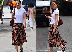 Katie Holmes ăn mặc lôi thôi trên phố gây thất vọng