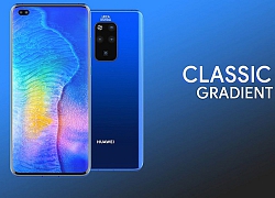 Mãn nhãn trước concept Huawei Mate 30 Pro với màn hình cong tràn viền, 4 camera sau