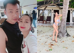 Ốc Thanh Vân diện bikini, khoe dáng "bà mẹ ba con" nuột nà khi đi Maldives với ông xã