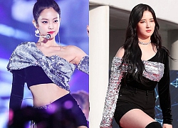 Sao Hàn diện đồ sequin: Jennie sang chảnh, Joy lộ bụng kém thon