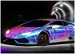 Siêu xe Lamborghini đổi màu như tắc kè hoa