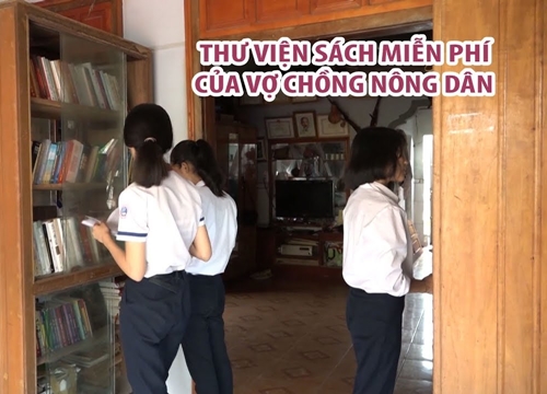 Thư viện kỳ lạ của đôi vợ chồng miền núi