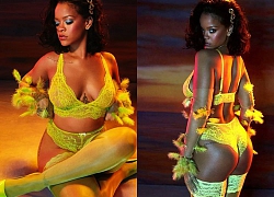 Ca sĩ giàu nhất thế giới Rihanna gợi cảm với 'đồ nhỏ'