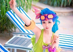 Cosplay Zoe Tiệc Bể Bơi đẹp rụng tim trong Liên Minh Huyền Thoại