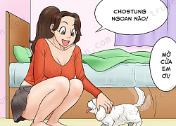 Kim Chi & Củ Cải (bộ mới) phần 390: Nhờ trông chó hộ