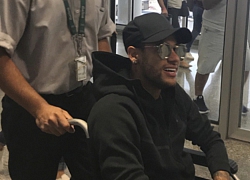 Neymar đi xe lăn đến đồn cảnh sát chất vấn vụ hiếp dâm