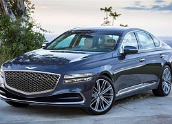 Sedan hạng sang Genesis G80 2020 lộ diện trước ngày ra mắt